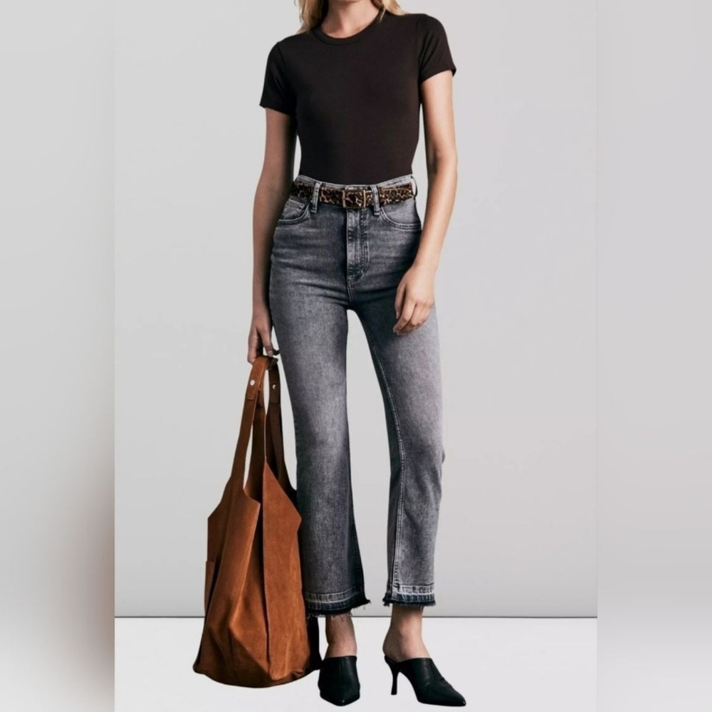 Rag & Bone Alex Jeans in Grey Stonewashed Size 31 Free Shipping!